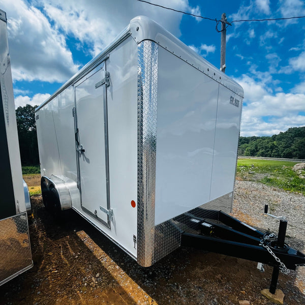 2026 CARMATE 7X16 HD CUSTOM CARGO 9990# GVWR/6" ADDITIONAL HEIGHT/BARN DOOR