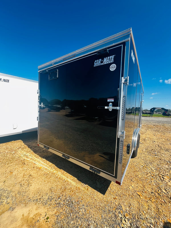 2026 CARMATE 8X20 CUSTOM CAR TRAILER W/ COMPOSITE SIDING/RUBBER FLOOR/6" ADDITIONAL HEIGHT/9990#