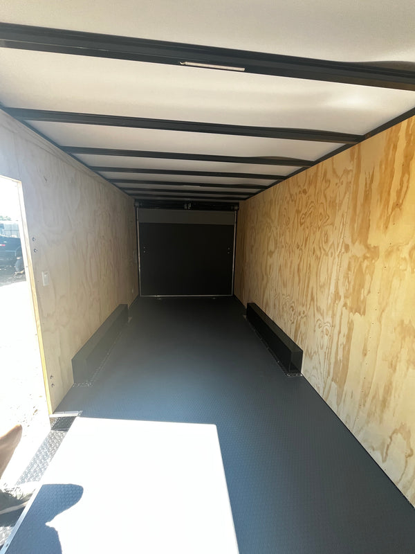 2026 CARMATE 8X20 CUSTOM CAR TRAILER W/ COMPOSITE SIDING/RUBBER FLOOR/6" ADDITIONAL HEIGHT/9990#
