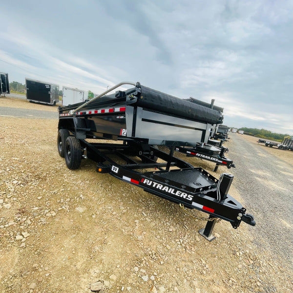 2025 PJ DV 83"x14' 15.4K GVWR DUMP w/ MONSTER JACK