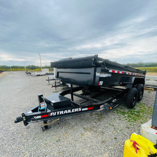 2025 PJ 7x14 Low Sided Dump Trailer (DL) 7GA FLOOR