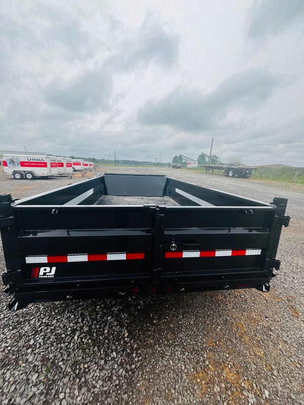 2027 PJ 7X14 DT DUMP 15400# GVWR W/ VOYAGER PACKAGE/14 PLY TIRES