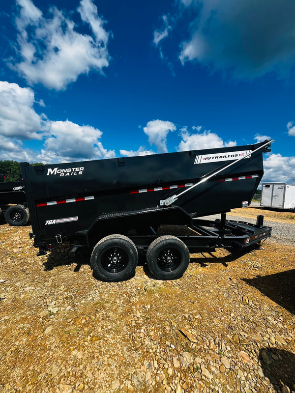 2027 PJ 7X14 DT DUMP W/ 4' SIDES/VOYAGER PACKAGE/14 PLY TIRES/14000# GVWR