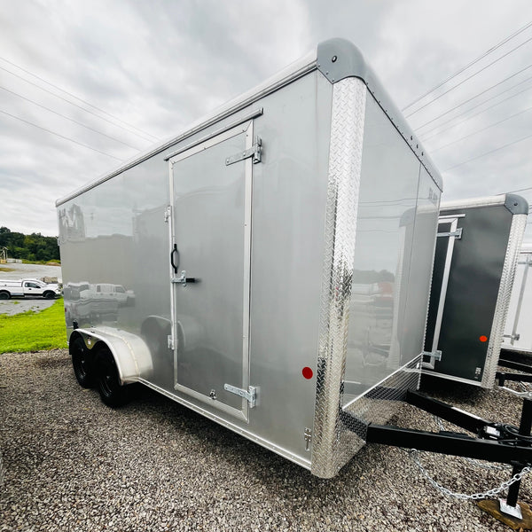 2026 Car Mate 7x16 HD Custom Cargo w/ Ramp Door & 12" ADDED HEIGHT