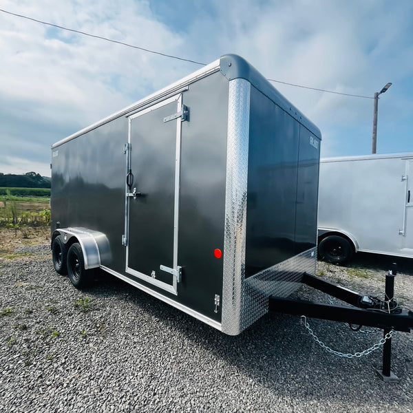 2026 CARMATE 7X16 HD CUSTOM CARGO W/ 6" ADDITIONAL HEIGHT/RAMP DOOR