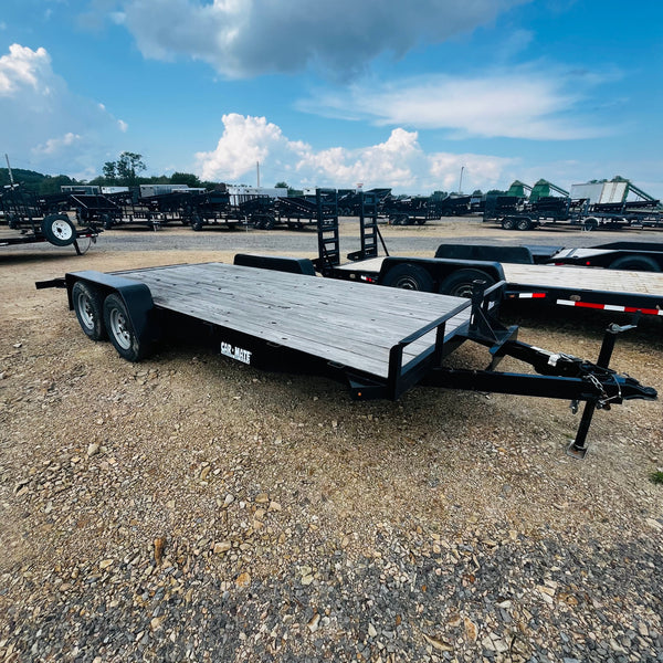 PREOWNED 2021 Car Mate 8x18 Car Hauler 7K