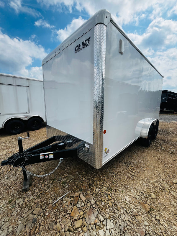 2026 Car Mate 7x16 Custom Cargo W/ BARN DOORS & 12" ADDED HEIGHT