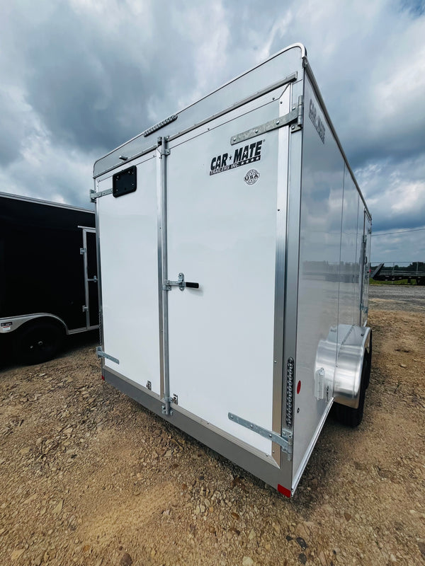 2026 Car Mate 7x16 Custom Cargo W/ BARN DOORS & 12" ADDED HEIGHT