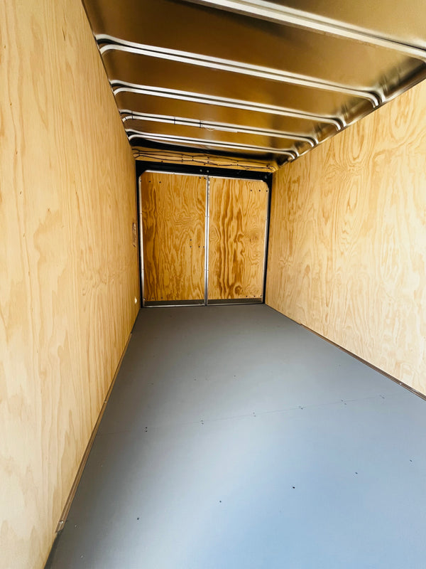 2026 Car Mate 7x16 Custom Cargo W/ BARN DOORS & 12" ADDED HEIGHT