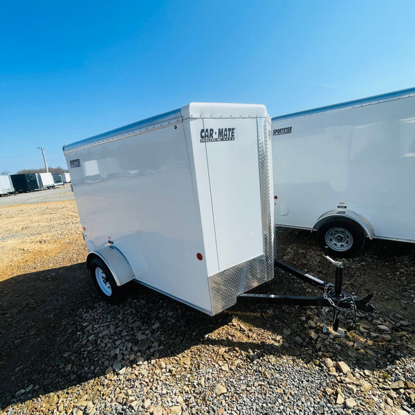 2025 CAR MATE 5X8 1/2 V-SPORT W/ RAMP DOOR & 6"^ ADDED HEIGHT