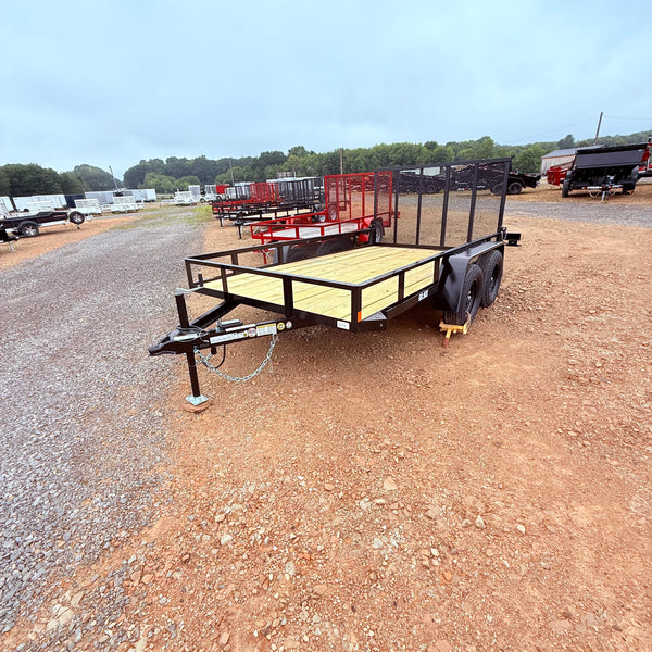 2026 CAR MATE 6X12 ANGLE IRON TANDEM 7K GVWR