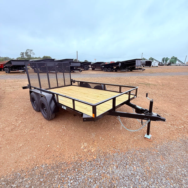 2026 CAR MATE 6X12 ANGLE IRON TANDEM 7K GVWR