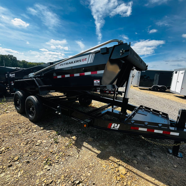 2027 PJ 7X16 DT DUMP 15400# GVWR W/ VOYAGER PACKAGE/14 PLY TIRES