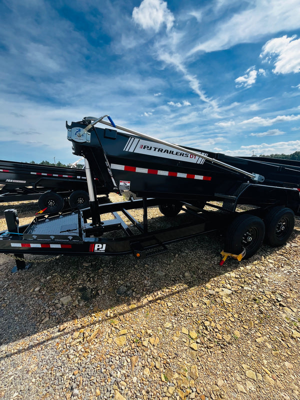 2027 PJ 7X16 DT DUMP 15400# GVWR W/ VOYAGER PACKAGE/14 PLY TIRES