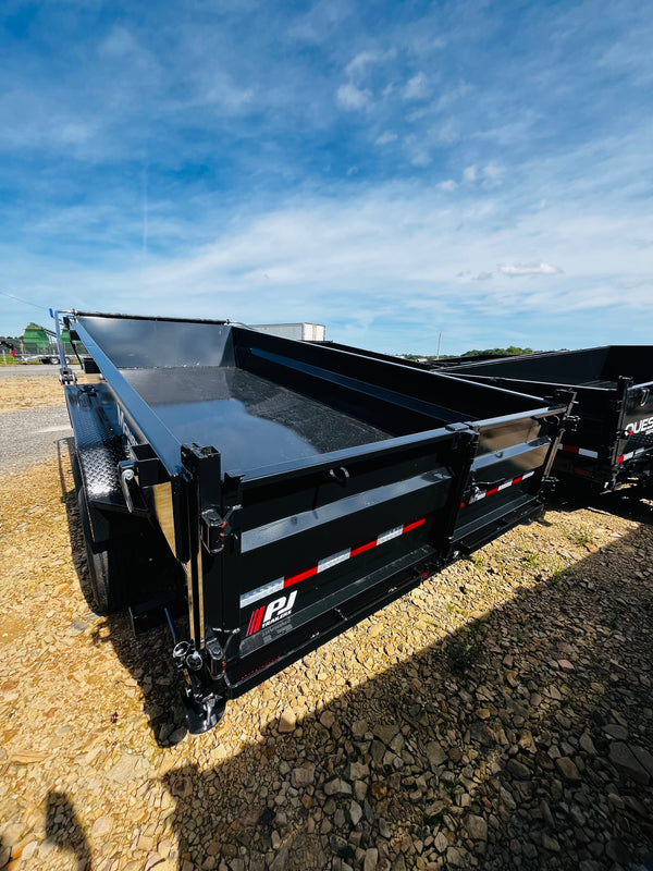 2027 PJ 7X16 DT DUMP 15400# GVWR W/ VOYAGER PACKAGE/14 PLY TIRES