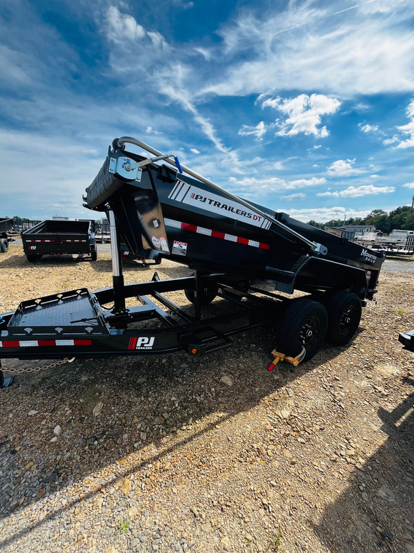 2027 PJ 7X14 DT DUMP 15400# GVWR W/ VOYAGER PACKAGE/14 PLY TIRES