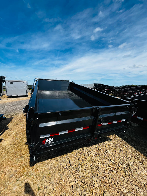 2027 PJ 7X14 DT DUMP 15400# GVWR W/ VOYAGER PACKAGE/14 PLY TIRES