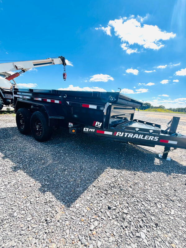 2027 PJ 7X12 DL DUMP 15400# GVWR