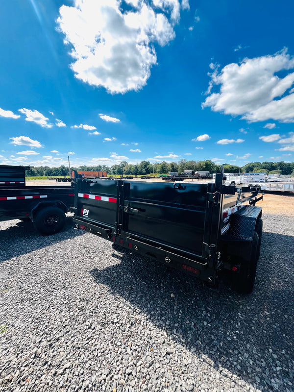 2027 PJ 7X12 DL DUMP 15400# GVWR