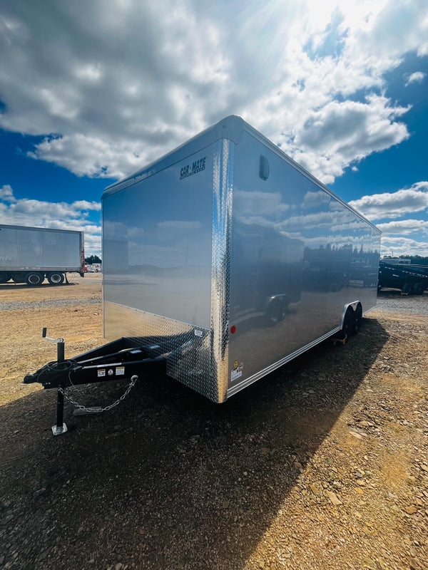 2026 CARMATE 8X24 CUSTOM CAR TRAILER W/ 6" ADDITIONAL HEIGHT 9990# GVWR