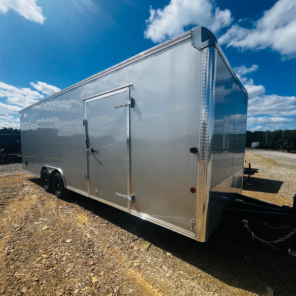2026 CARMATE 8X24 CUSTOM CAR TRAILER W/ 6" ADDITIONAL HEIGHT 9990# GVWR