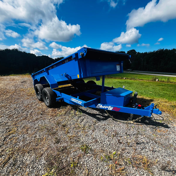 2027 LIBERTY 6X12 DUMP 10K GVWR W/ RAMPS & TARP