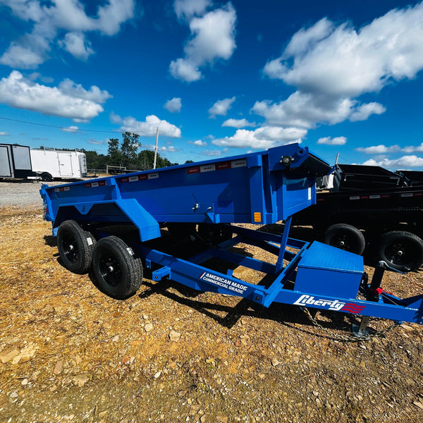 2027 LIBERTY 6X12 DUMP 10K GVWR W/ RAMPS & TARP