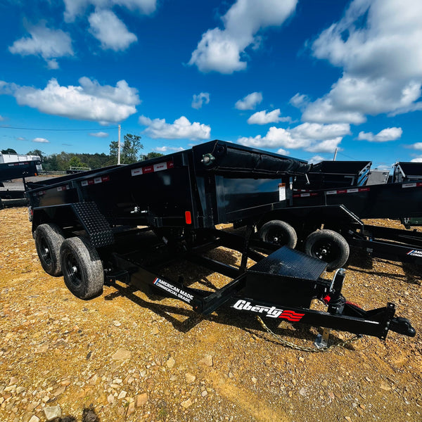 2027 LIBERTY 6X12 DUMP 10K GVWR W/ RAMPS & TARP