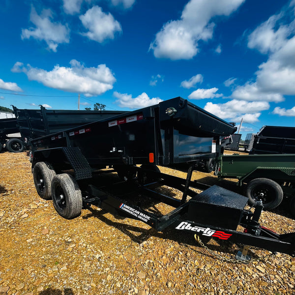 2027 LIBERTY 6X12 DUMP 10K GVWR W/ RAMPS & TARP