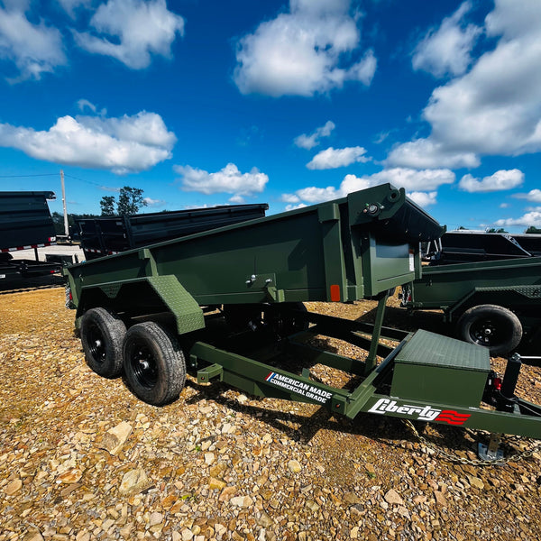 2027 LIBERTY 6X12 DUMP 10K GVWR W/ RAMPS & TARP