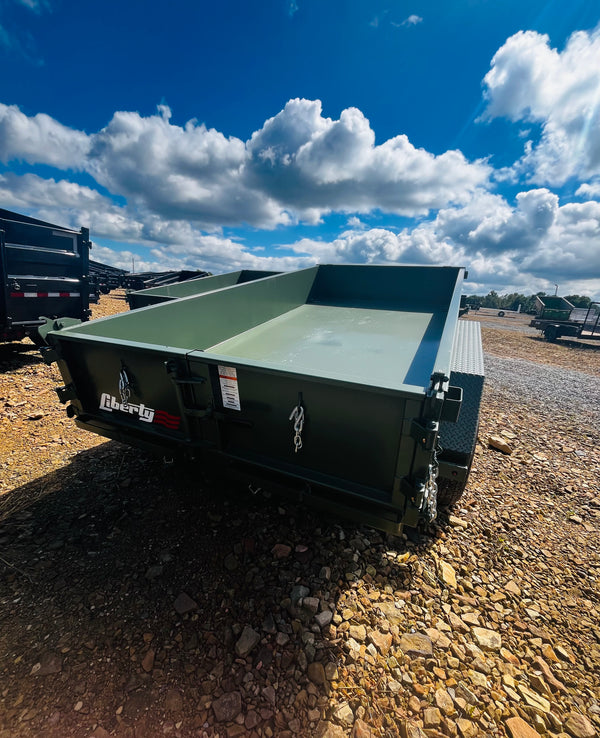 2027 LIBERTY 6X12 DUMP 10K GVWR W/ RAMPS & TARP