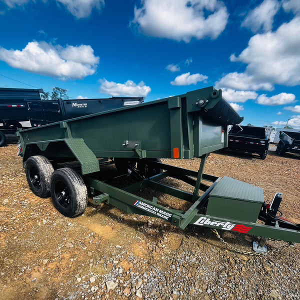 2027 LIBERTY 6X12 DUMP 10K GVWR W/ RAMPS & TARP