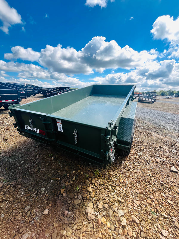 2027 LIBERTY 6X12 DUMP 10K GVWR W/ RAMPS & TARP