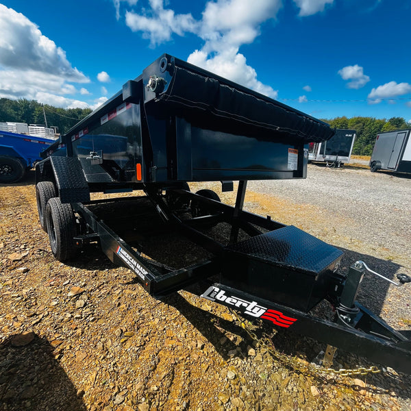 2027 LIBERTY 6X12 DUMP 7K GVWR W/ RAMPS & TARP