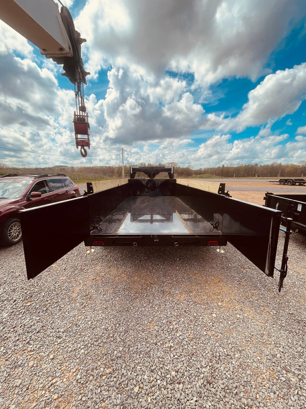 2025 Liberty 7x16 Gooseneck Dump 16K GVWR