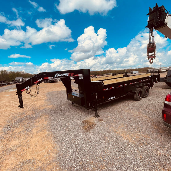 2025 Liberty 7x16 Gooseneck Dump 16K GVWR