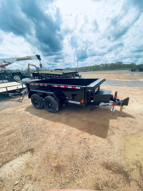 2025 LIBERTY 6X10 DUMP w/ Tarp Kit/Ramps/ 7K GVWR