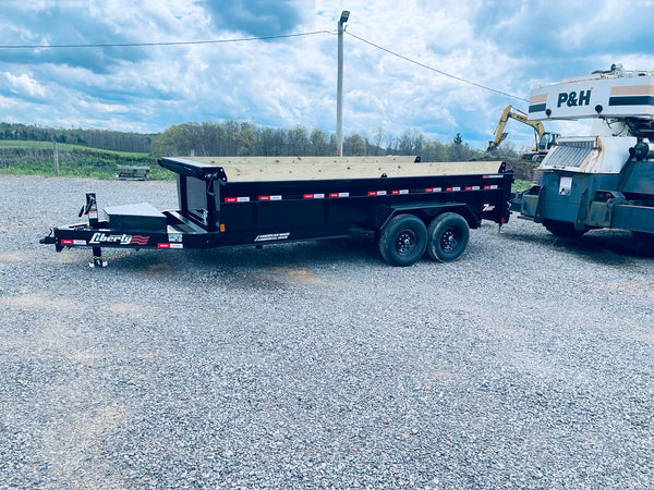 2025 Liberty 7x16 Dump 7GA Floor/Ramps/Tarp