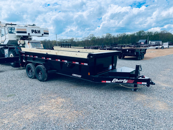 2025 Liberty 7x16 Dump 7GA Floor/Ramps/Tarp