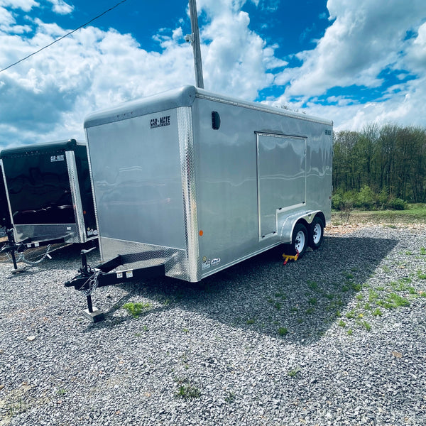 2025 Car Mate 7x16 HD Custom Cargo w/ Ramp Door & 12" Added Height