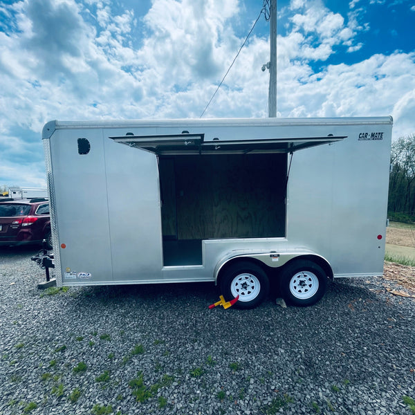 2025 Car Mate 7x16 HD Custom Cargo w/ Ramp Door & 12" Added Height