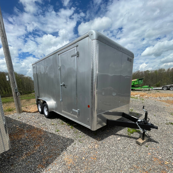2025 Car Mate 7x16 HD Custom Cargo w/ Ramp Door & 12" Added Height