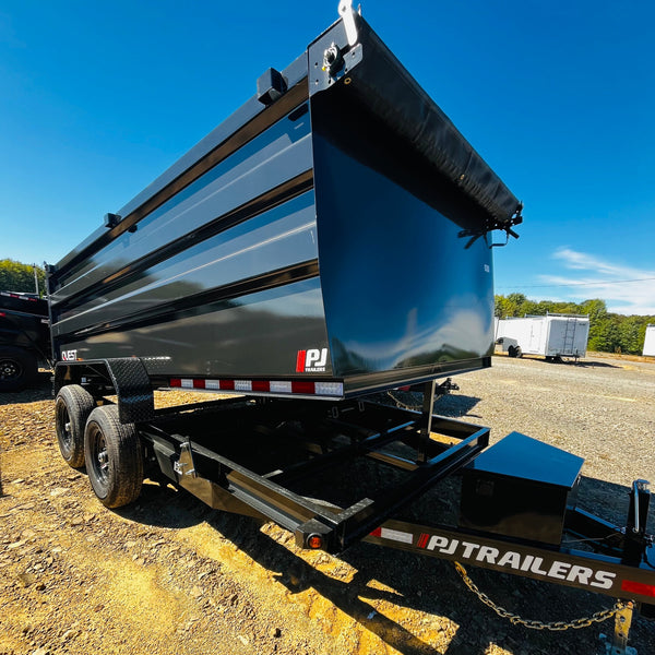 2027 PJ D7 7X14 DUMP W/ 4FT SIDES 14000# GVWR