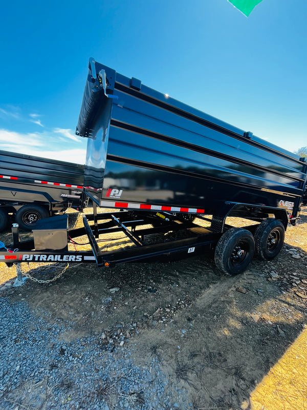 2027 PJ D7 7X14 DUMP W/ 4FT SIDES 14000# GVWR