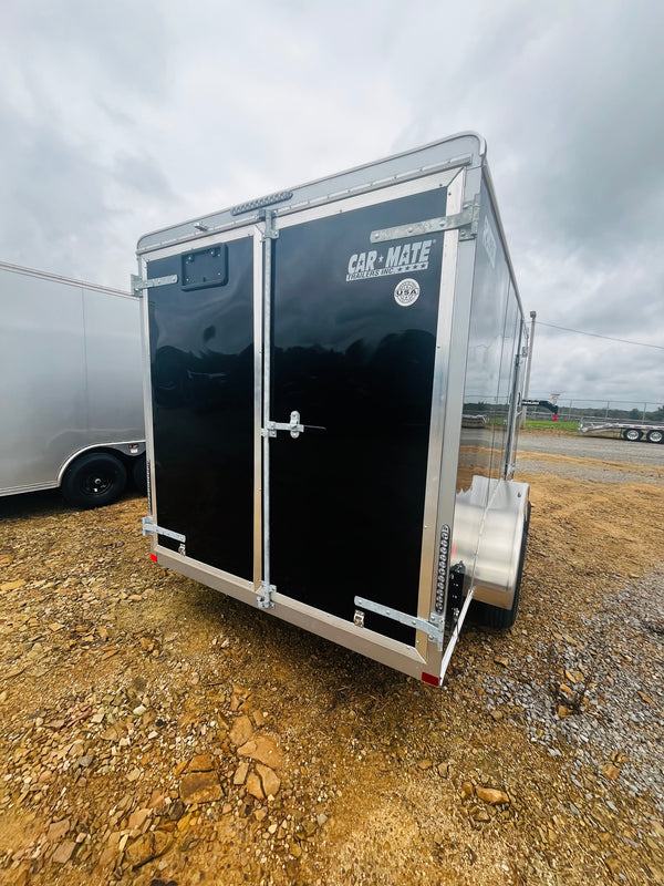 2026 CARMATE 7X14 HD SPORTSTER W/ BARN DOORS & 6" ADDITIONAL HEIGHT