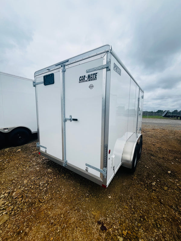 2026 CARMATE 7X14 HD SPORTSTER W/ BARN DOORS & 6" ADDITIONAL HEIGHT