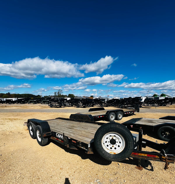 PREOWNED 2017 CAM SUPERLINE 82"X18' TILT 16100# GVWR