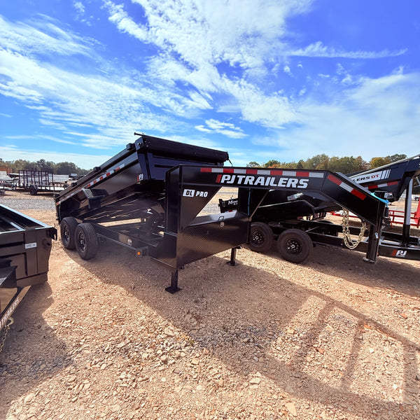 2026 PJ (DL) 7X14 GOOSENECK LOW SIDED DUMP