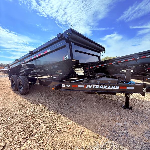 2026 PJ 7x16 Low Sided Dump Trailer (DL)