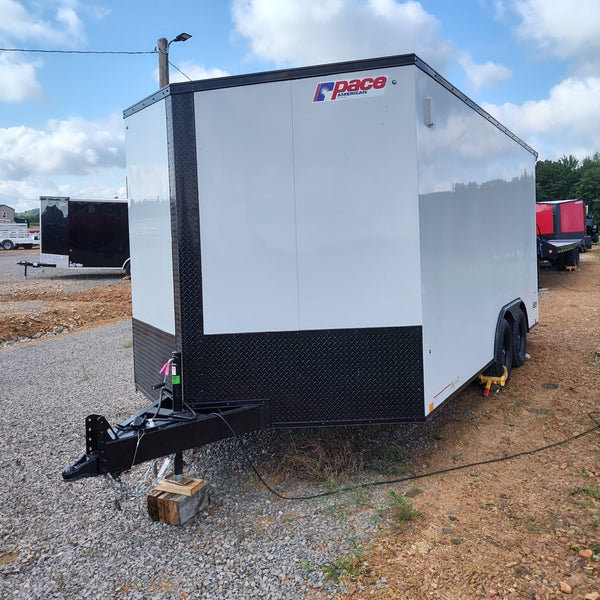 PACE 8.5X16 JOURNEY W/ RAMP DOOR & 6"^